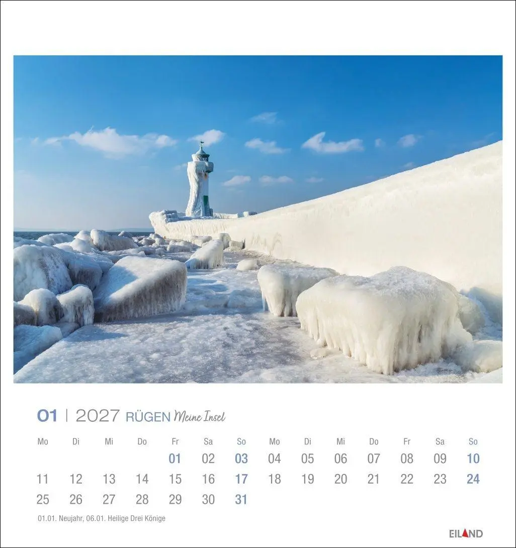 Bild: 9783964024312 | Rügen Postkartenkalender 2027 - Meine Insel | Eiland | Kalender | 2027