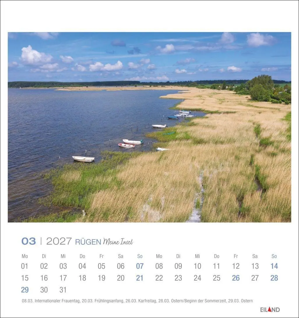 Bild: 9783964024312 | Rügen Postkartenkalender 2027 - Meine Insel | Eiland | Kalender | 2027