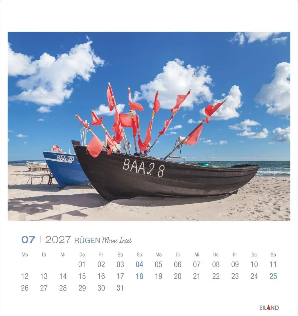Bild: 9783964024312 | Rügen Postkartenkalender 2027 - Meine Insel | Eiland | Kalender | 2027