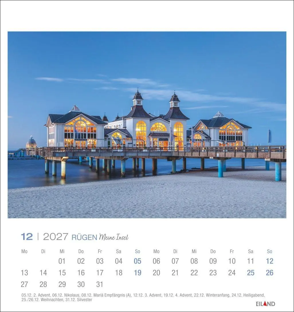 Bild: 9783964024312 | Rügen Postkartenkalender 2027 - Meine Insel | Eiland | Kalender | 2027