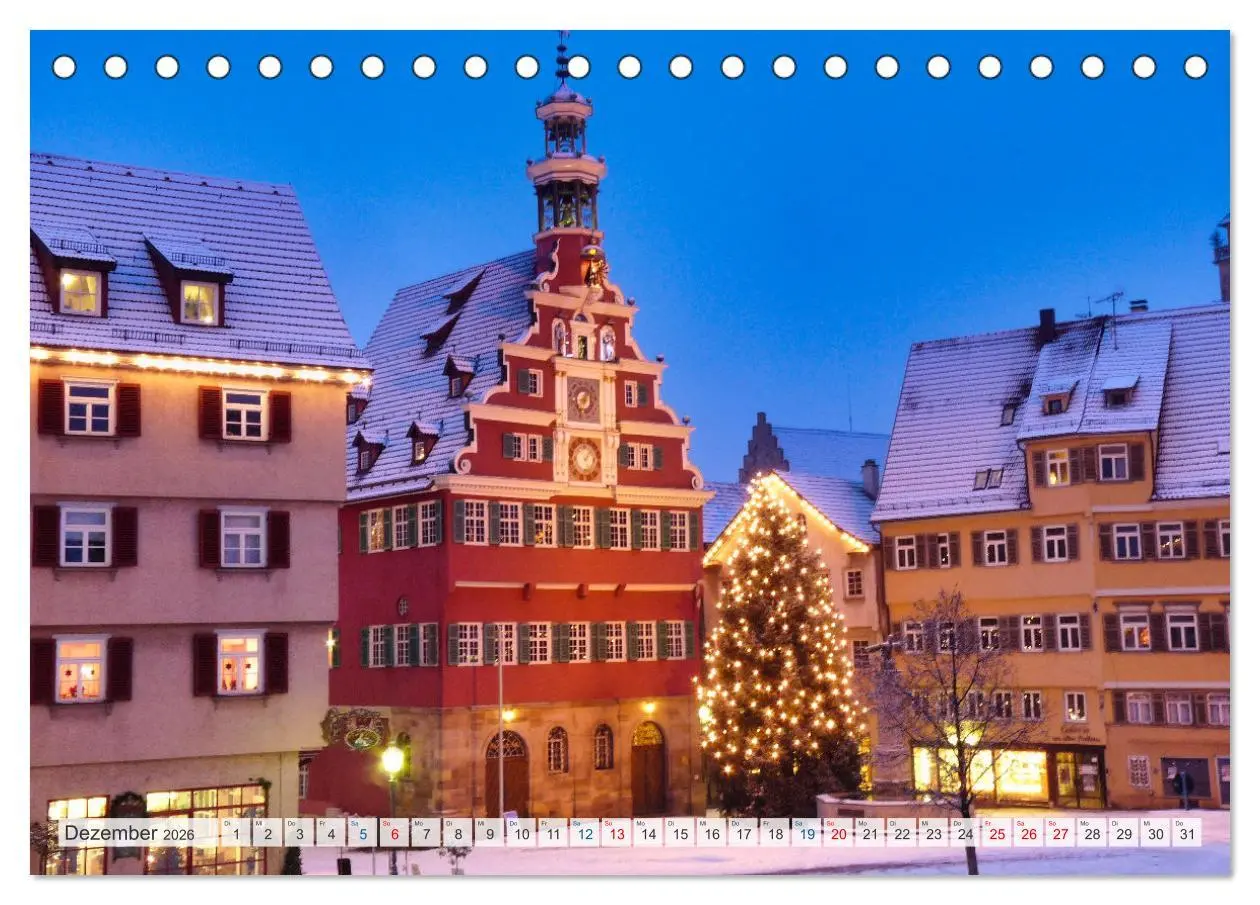 Bild: 9783457374412 | Esslingen zwischen Tag und Nacht (Tischkalender 2026 DIN A5 quer),...