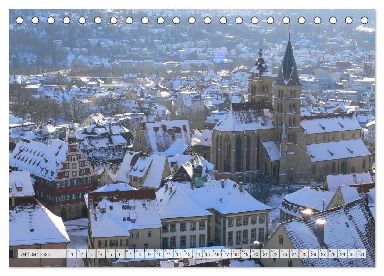 Bild: 9783457374412 | Esslingen zwischen Tag und Nacht (Tischkalender 2026 DIN A5 quer),...