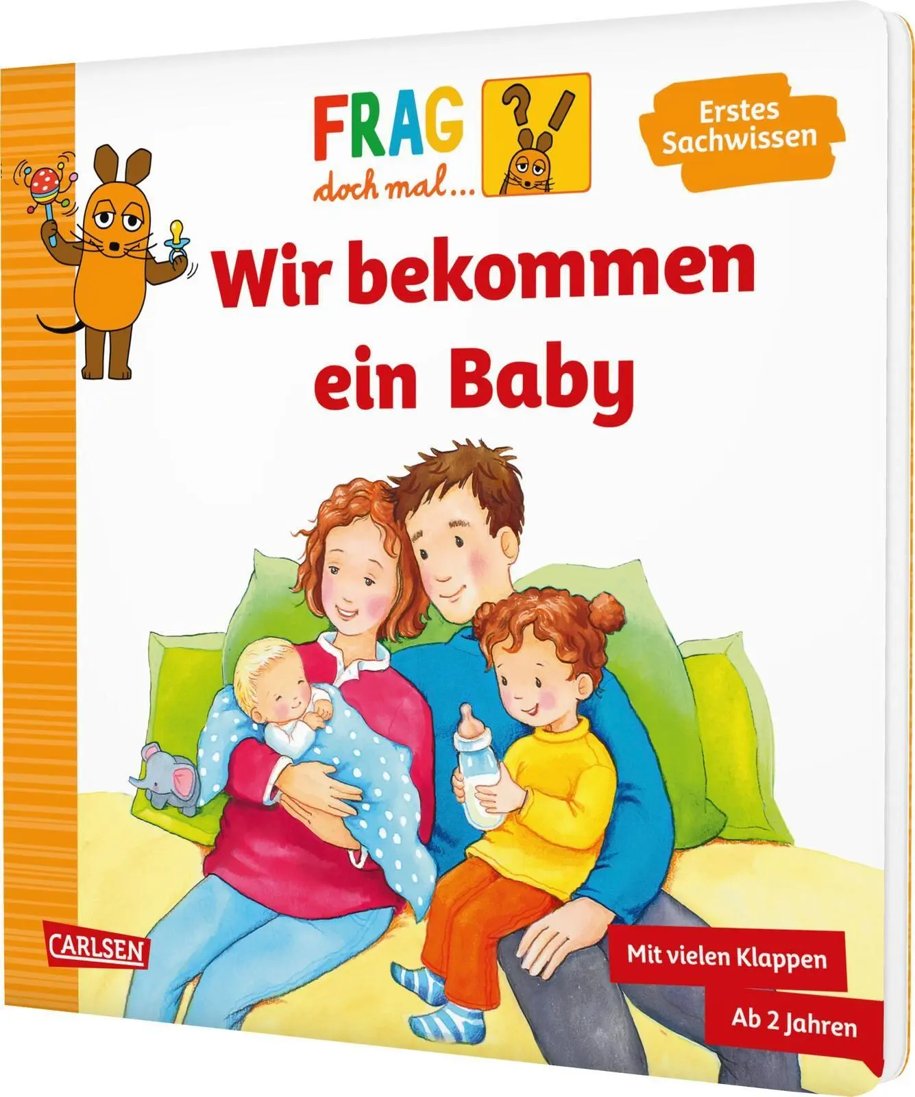 Cover: 9783551254412 | Frag doch mal ... die Maus: Wir bekommen ein Baby | Erstes Sachwissen