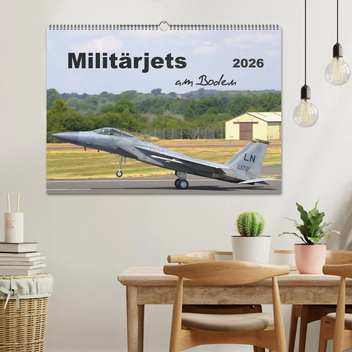 Bild: 9783457814512 | Militärjets am Boden (Wandkalender 2026 DIN A2 quer), CALVENDO...