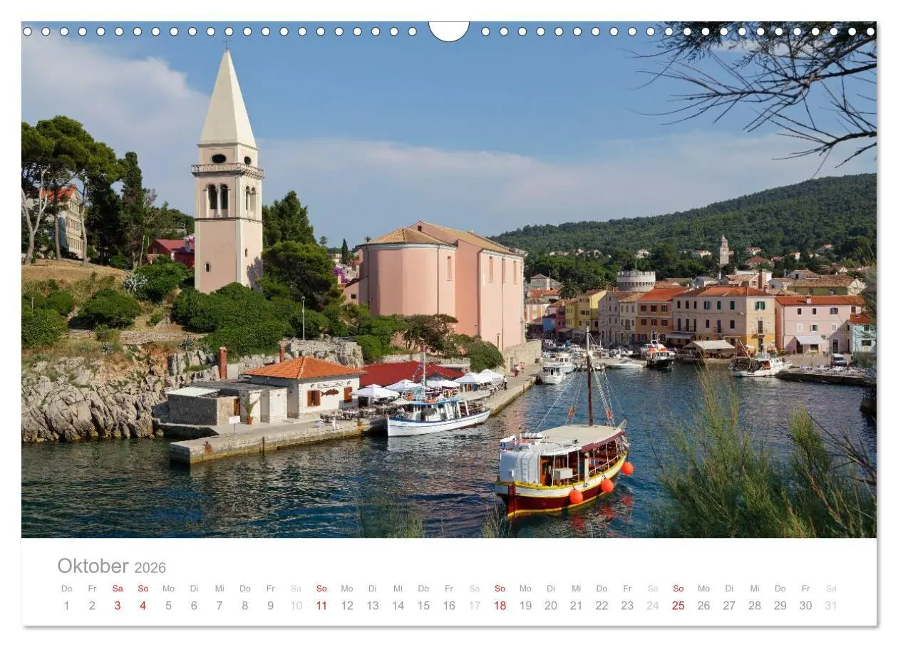 Bild: 9783516144512 | Kroatische Adriaküste (Wandkalender 2026 DIN A3 quer), CALVENDO...