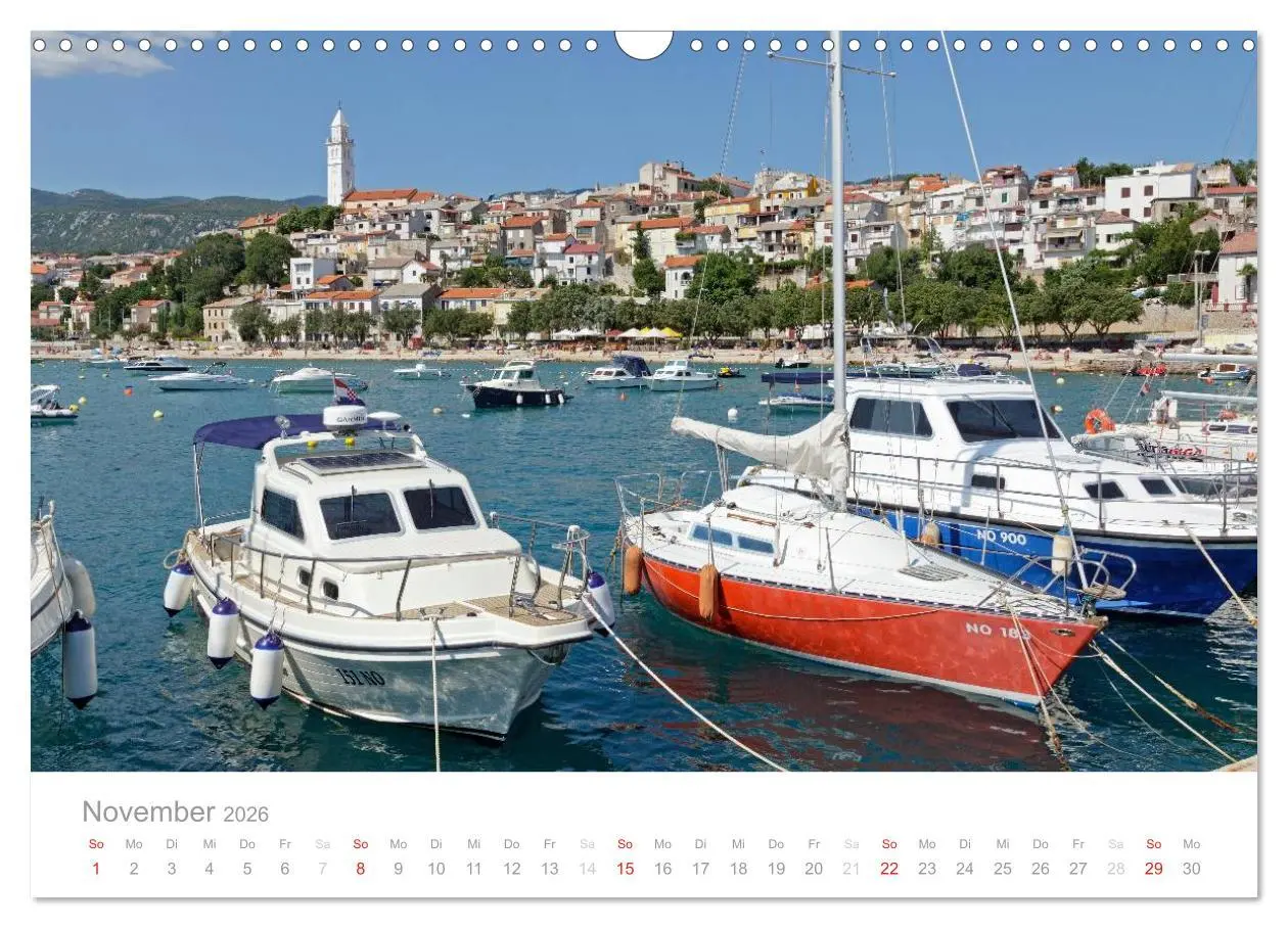 Bild: 9783516144512 | Kroatische Adriaküste (Wandkalender 2026 DIN A3 quer), CALVENDO...