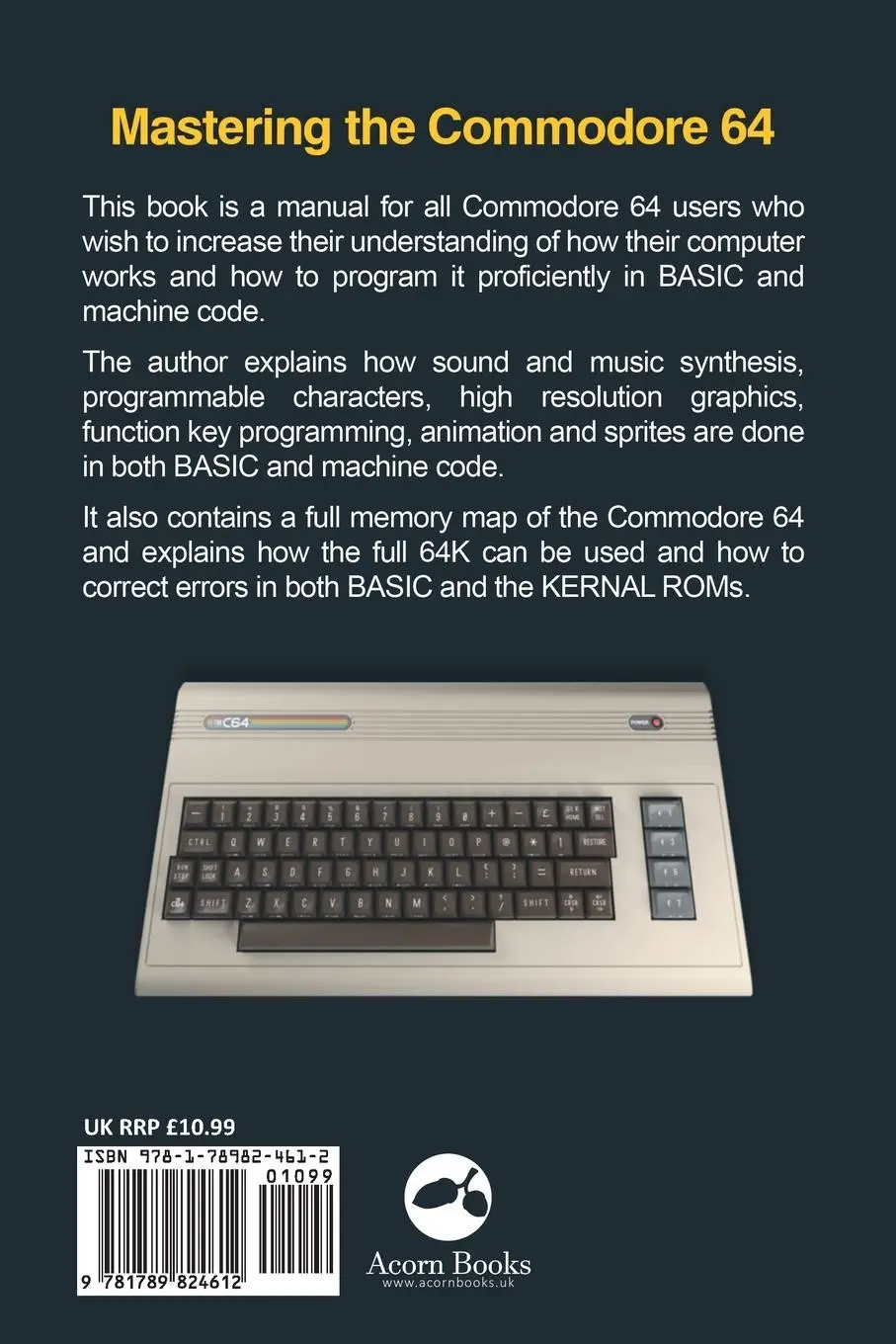 Rückseite: 9781789824612 | Mastering the Commodore 64 | Mark Greenshields | Taschenbuch | 2020