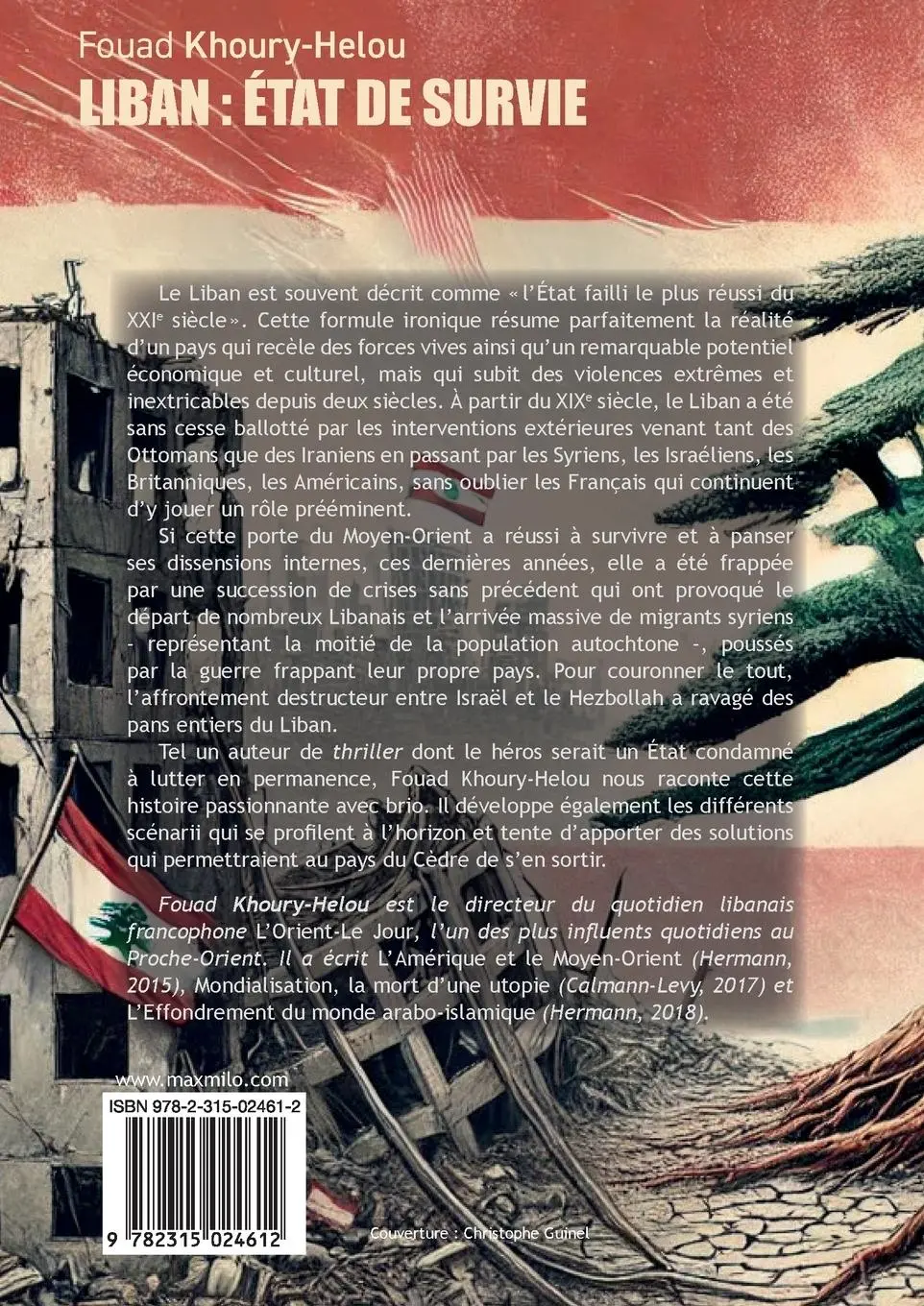 Rückseite: 9782315024612 | Liban | état de survie | Fouad Khoury-Helou | Taschenbuch | 2025