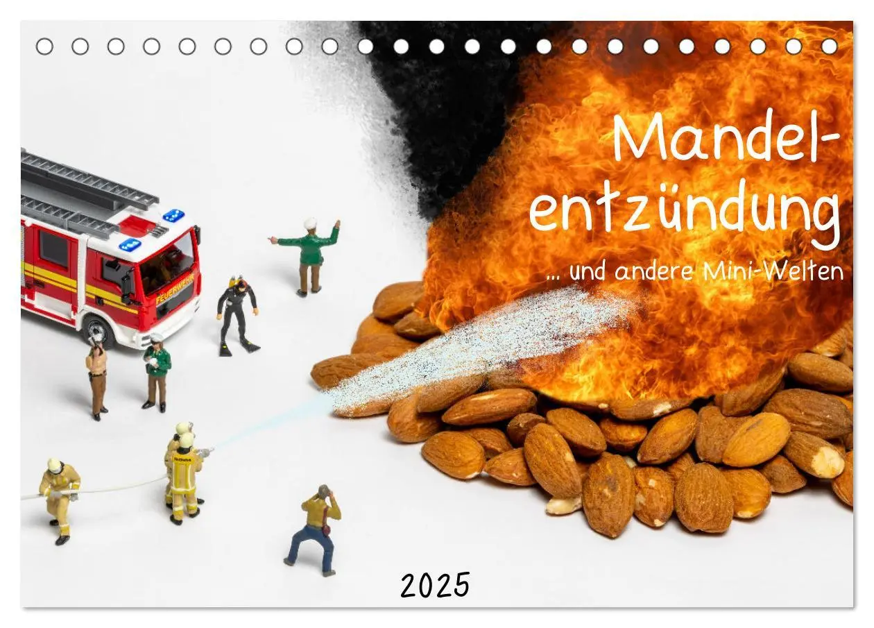 Cover: 9783383864612 | Mandelentzündung ... und andere Mini-Welten (Tischkalender 2025 DIN...