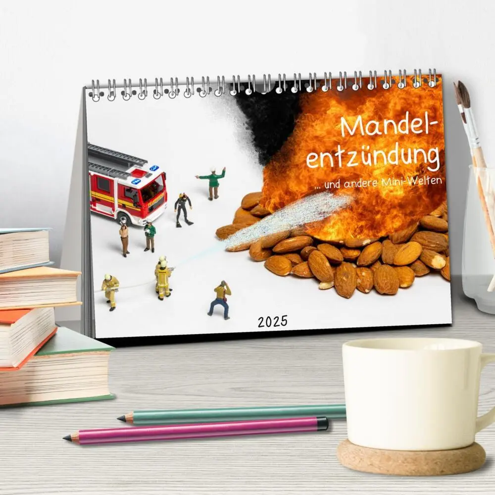 Bild: 9783383864612 | Mandelentzündung ... und andere Mini-Welten (Tischkalender 2025 DIN...