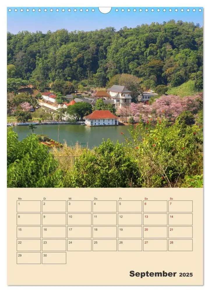 Bild: 9783435884612 | Sri Lanka - Terminplaner (Wandkalender 2025 DIN A3 hoch), CALVENDO...