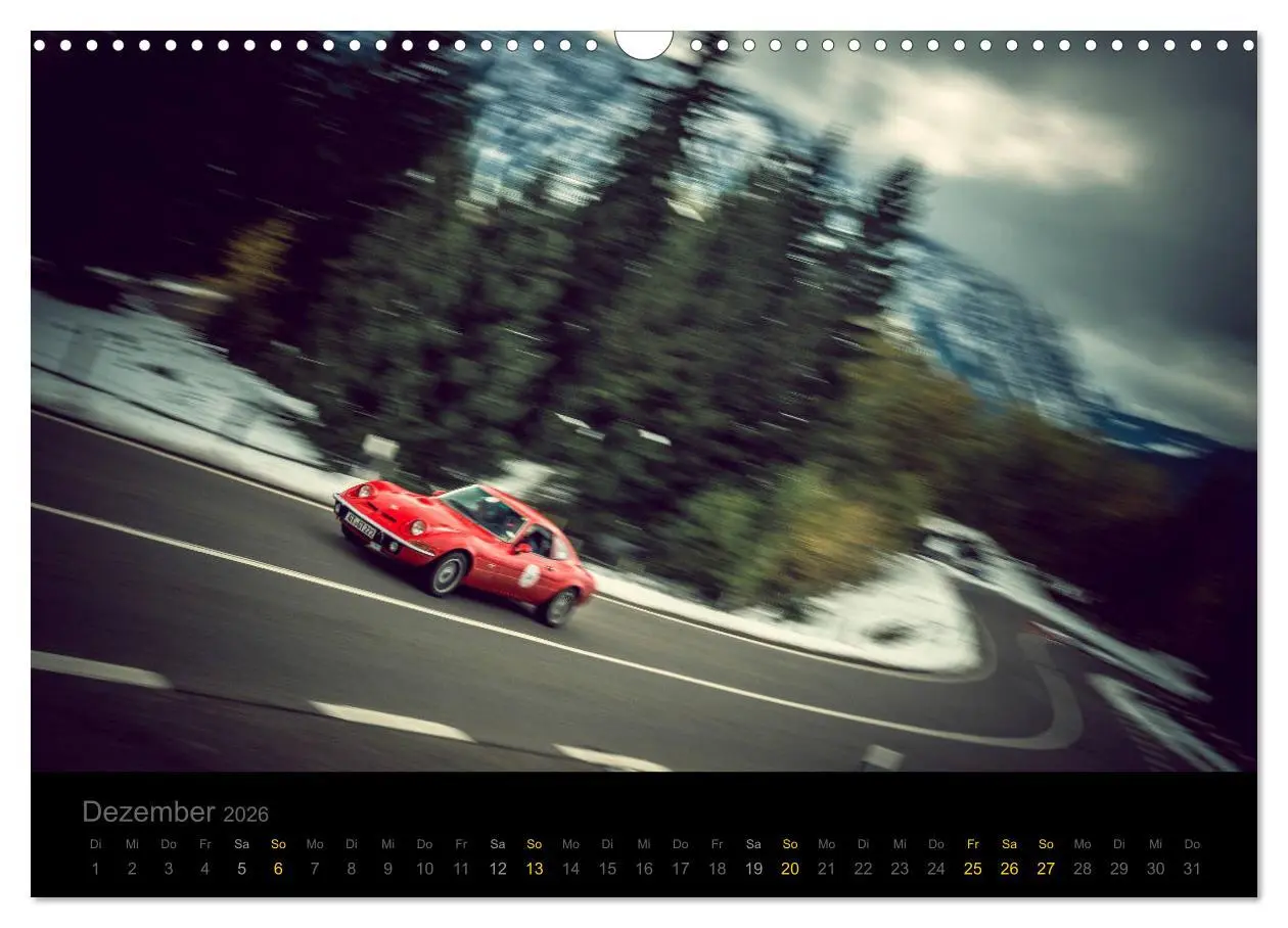 Bild: 9783457734612 | Schnelle Opel (Wandkalender 2026 DIN A3 quer), CALVENDO Monatskalender