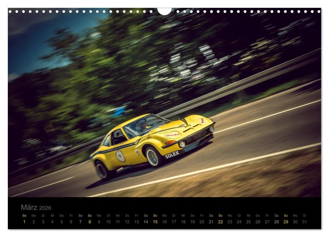 Bild: 9783457734612 | Schnelle Opel (Wandkalender 2026 DIN A3 quer), CALVENDO Monatskalender