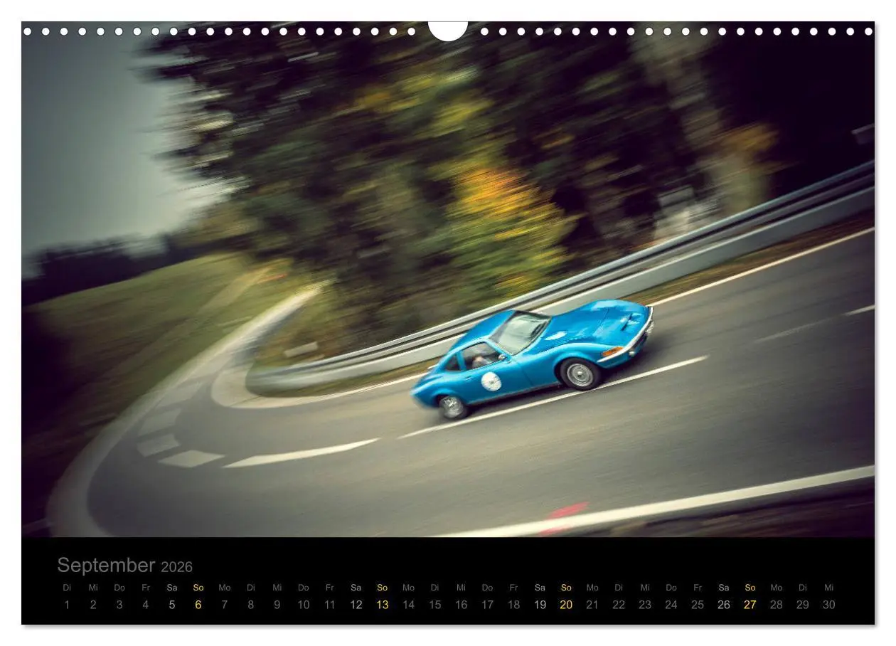 Bild: 9783457734612 | Schnelle Opel (Wandkalender 2026 DIN A3 quer), CALVENDO Monatskalender