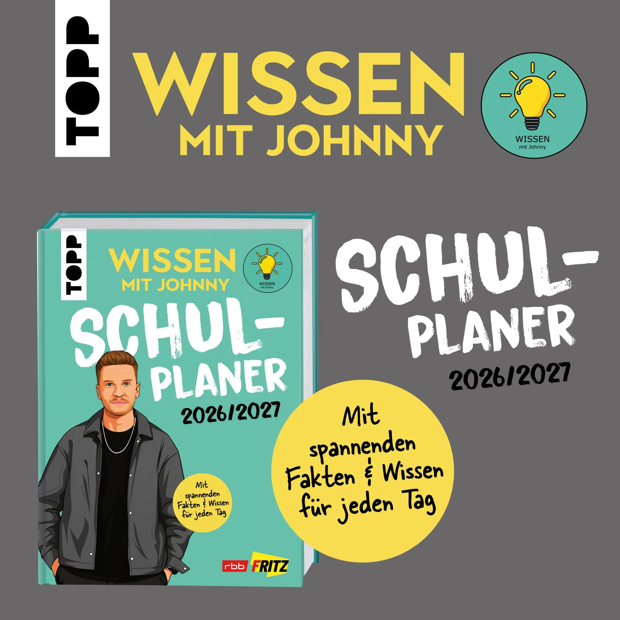 Bild: 9783735854612 | Wissen mit Johnny: Schulplaner 2026/2027 | Wissen mit Johnny | Buch
