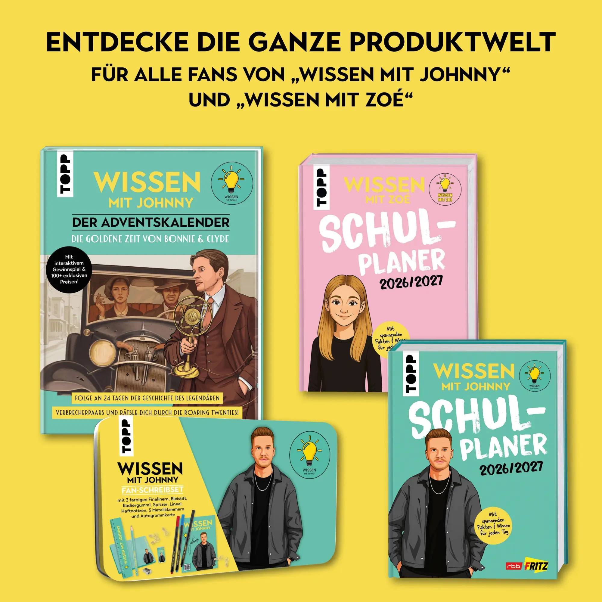 Bild: 9783735854612 | Wissen mit Johnny: Schulplaner 2026/2027 | Wissen mit Johnny | Buch