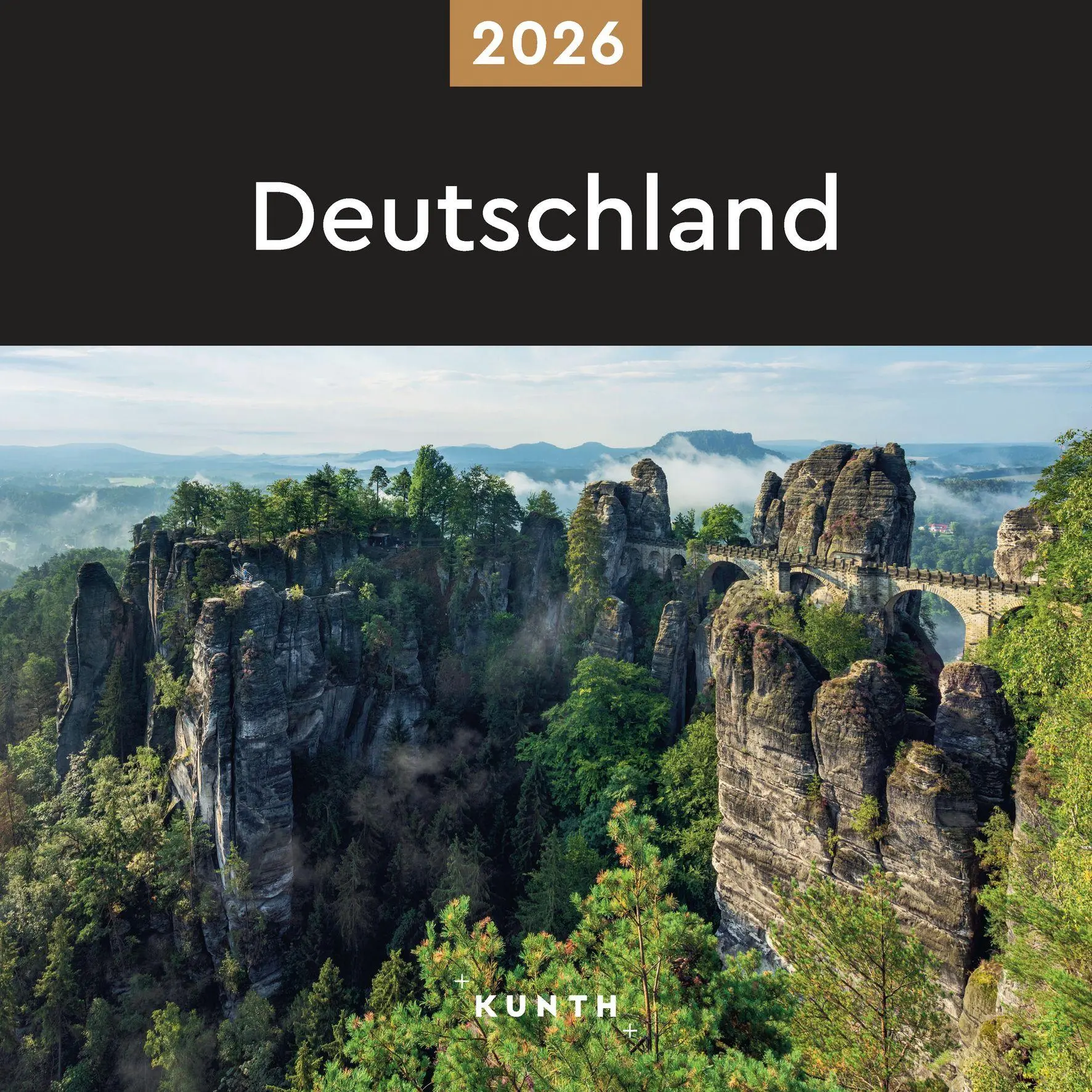 Cover: 9783965914612 | Deutschland - KUNTH Broschurkalender 2026 | Kalender | 28 S. | Deutsch