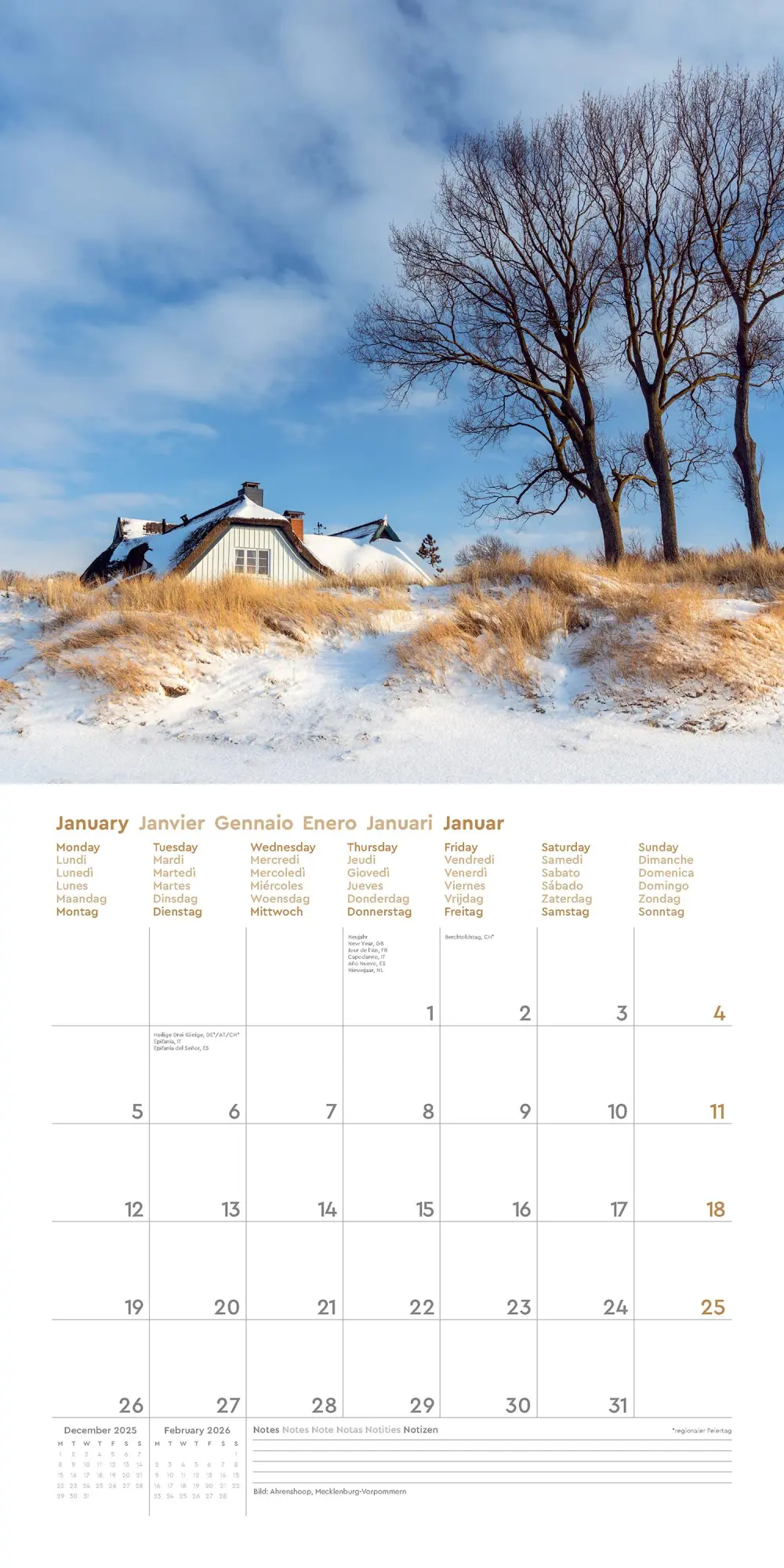Bild: 9783965914612 | Deutschland - KUNTH Broschurkalender 2026 | Kalender | 28 S. | Deutsch