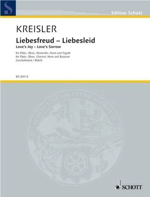 Cover: 9790001144612 | Liebesfreud - Liebesleid | Fritz Kreisler | Buch | 42 S. | Deutsch