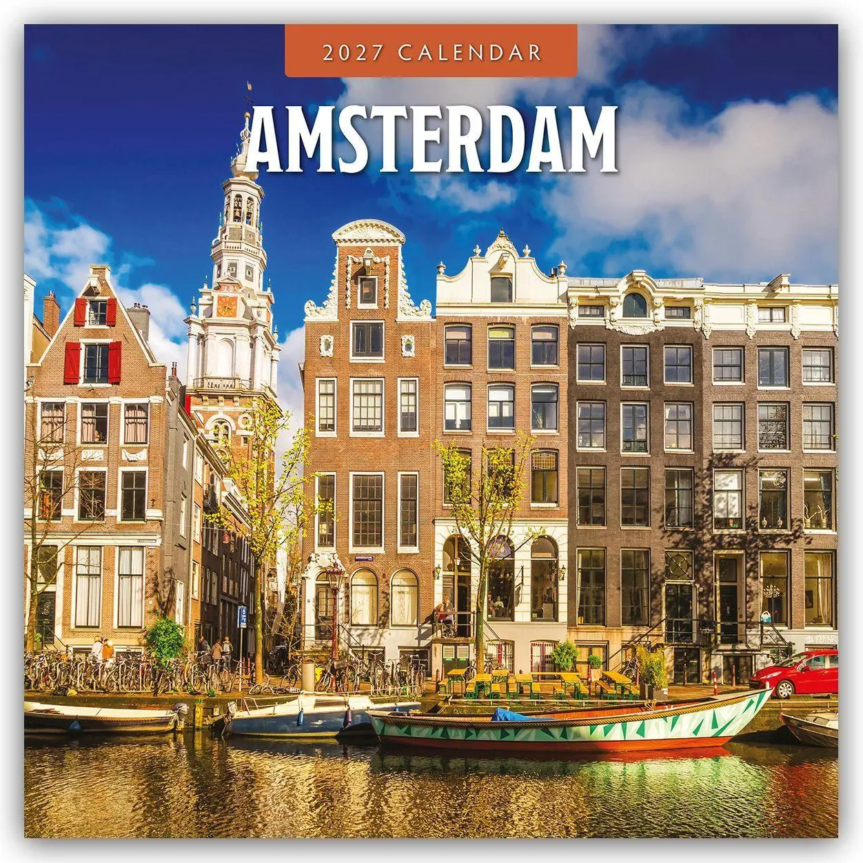 Cover: 9781837014712 | Amsterdam 2027 - 16-Monatskalender | Robin Red | Kalender | 28 S.