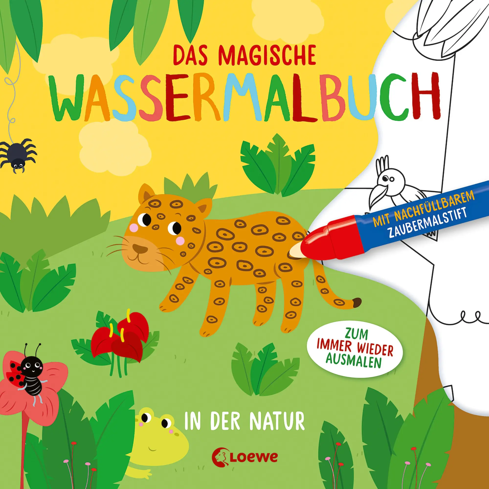 Cover: 9783743214712 | Das magische Wassermalbuch - In der Natur | Buch | Spiralbindung