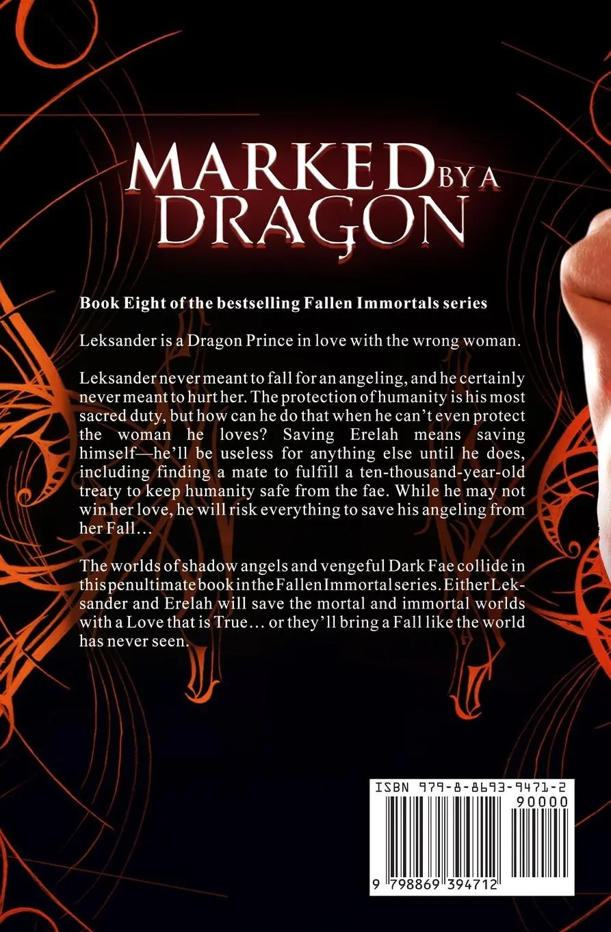 Rückseite: 9798869394712 | Marked by a Dragon (Fallen Immortals 8) | Alisa Woods | Taschenbuch