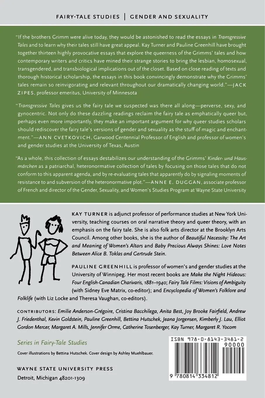 Rückseite: 9780814334812 | Transgressive Tales | Queering the Grimms | Kay Turner | Taschenbuch