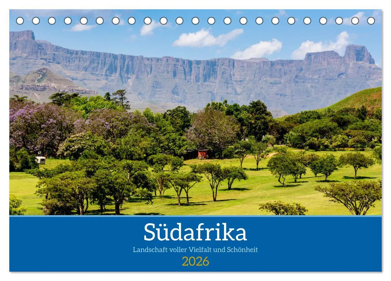 Cover: 9783457264812 | Südafrika - Landschaft voller Vielfalt und Schönheit (Tischkalender...