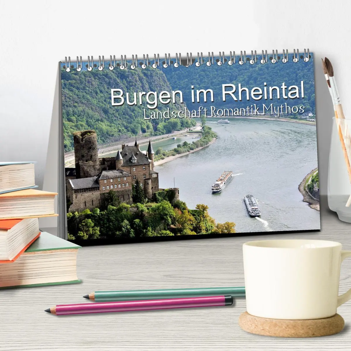 Bild: 9783457884812 | Burgen im Rheintal - Landschaft, Romantik, legend (Tischkalender...