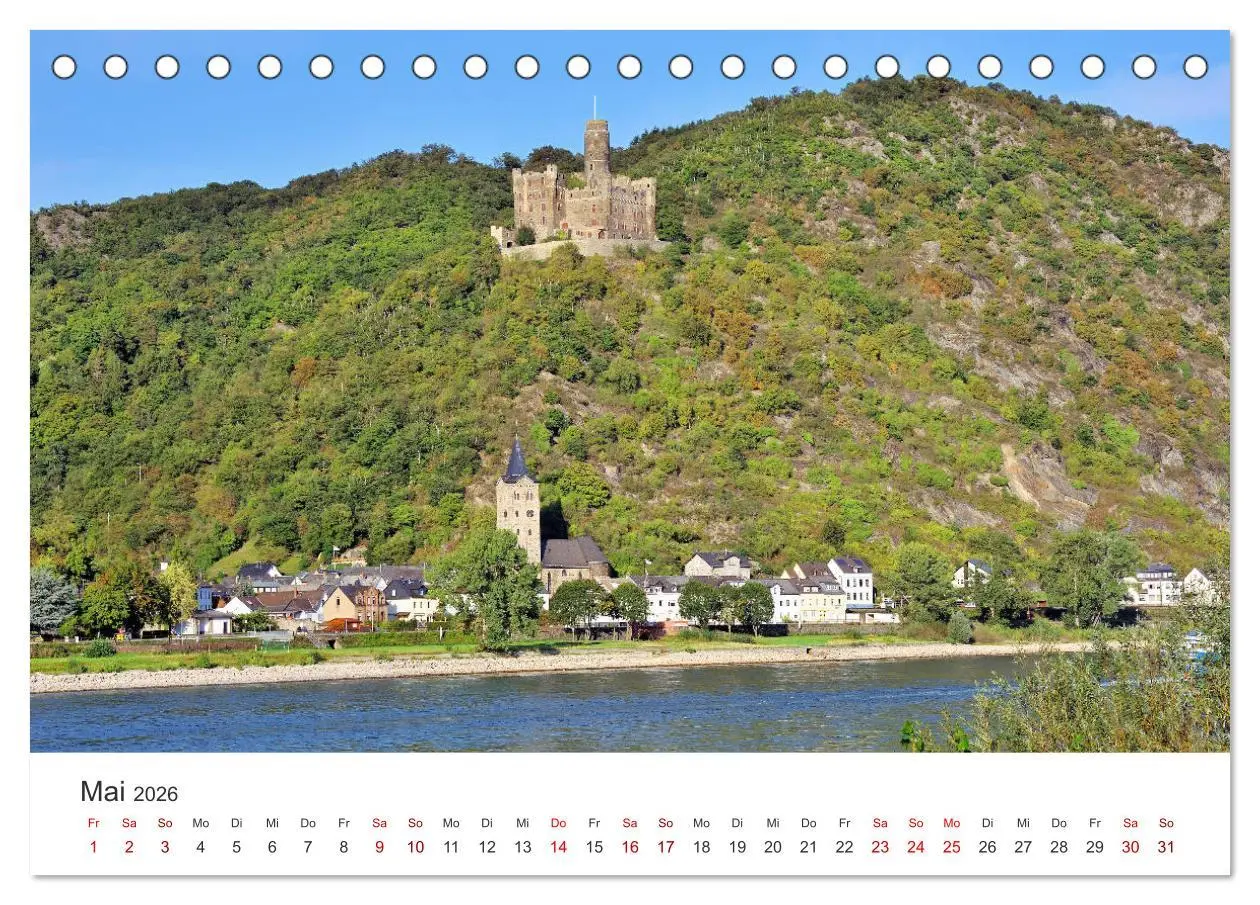 Bild: 9783457884812 | Burgen im Rheintal - Landschaft, Romantik, legend (Tischkalender...