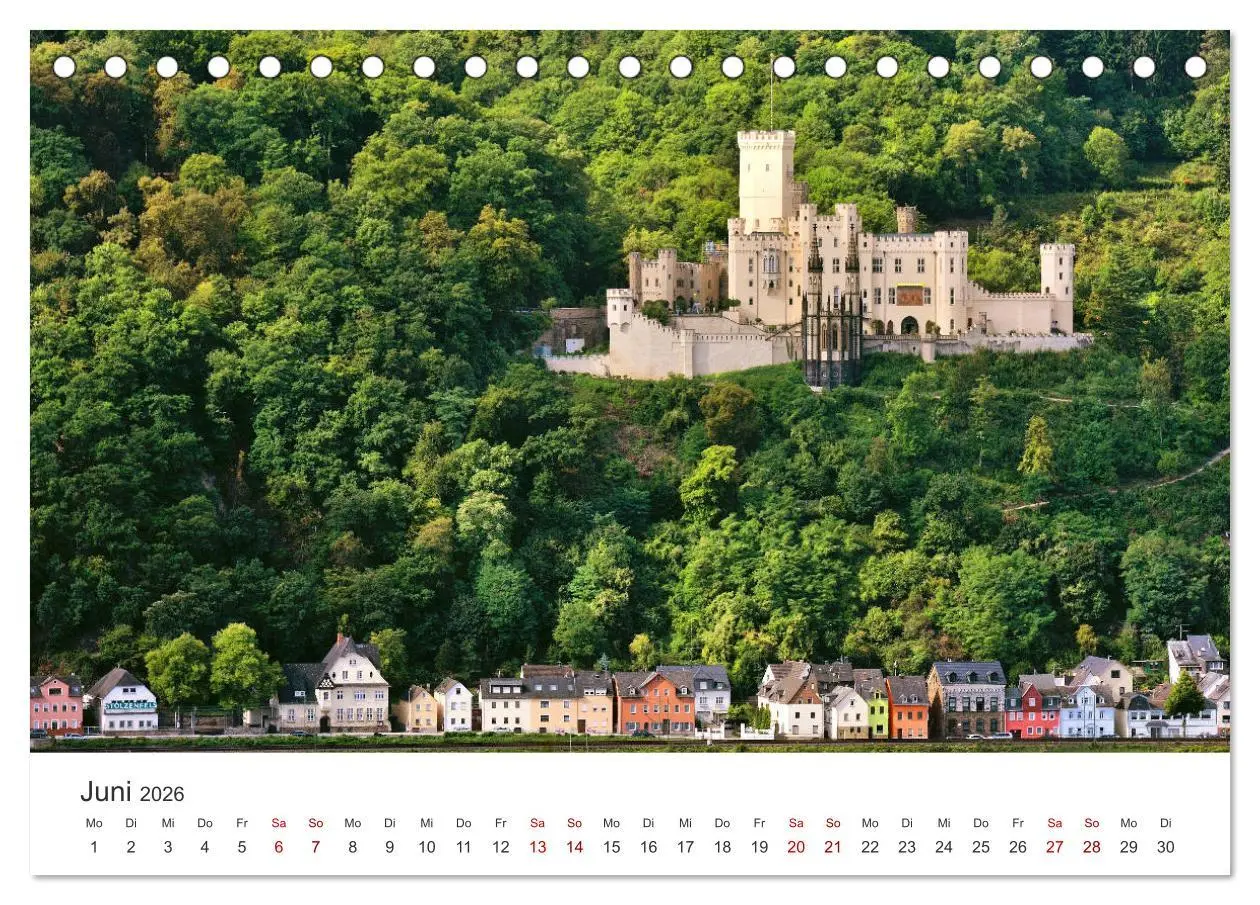 Bild: 9783457884812 | Burgen im Rheintal - Landschaft, Romantik, legend (Tischkalender...