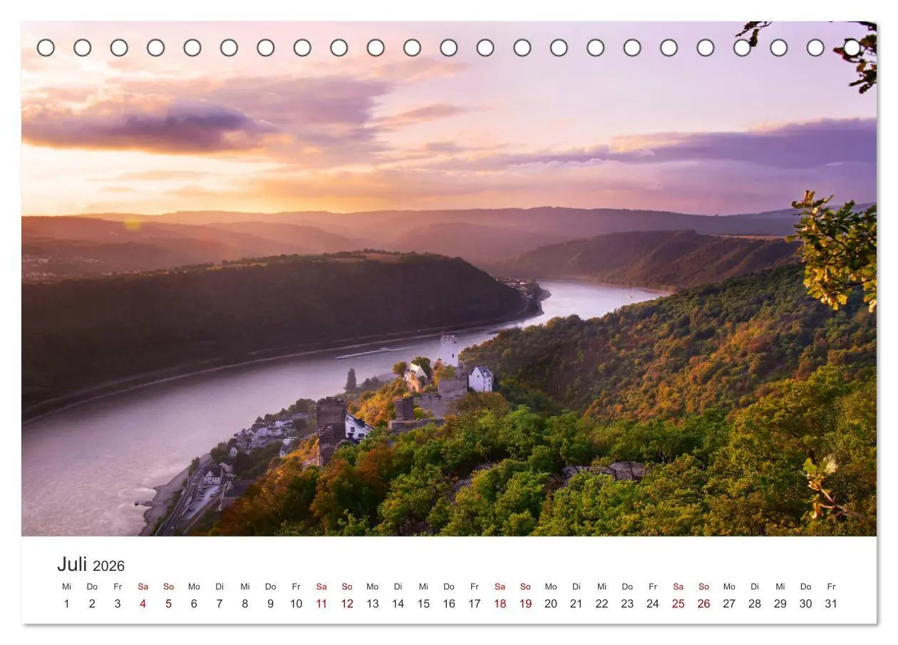 Bild: 9783457884812 | Burgen im Rheintal - Landschaft, Romantik, legend (Tischkalender...