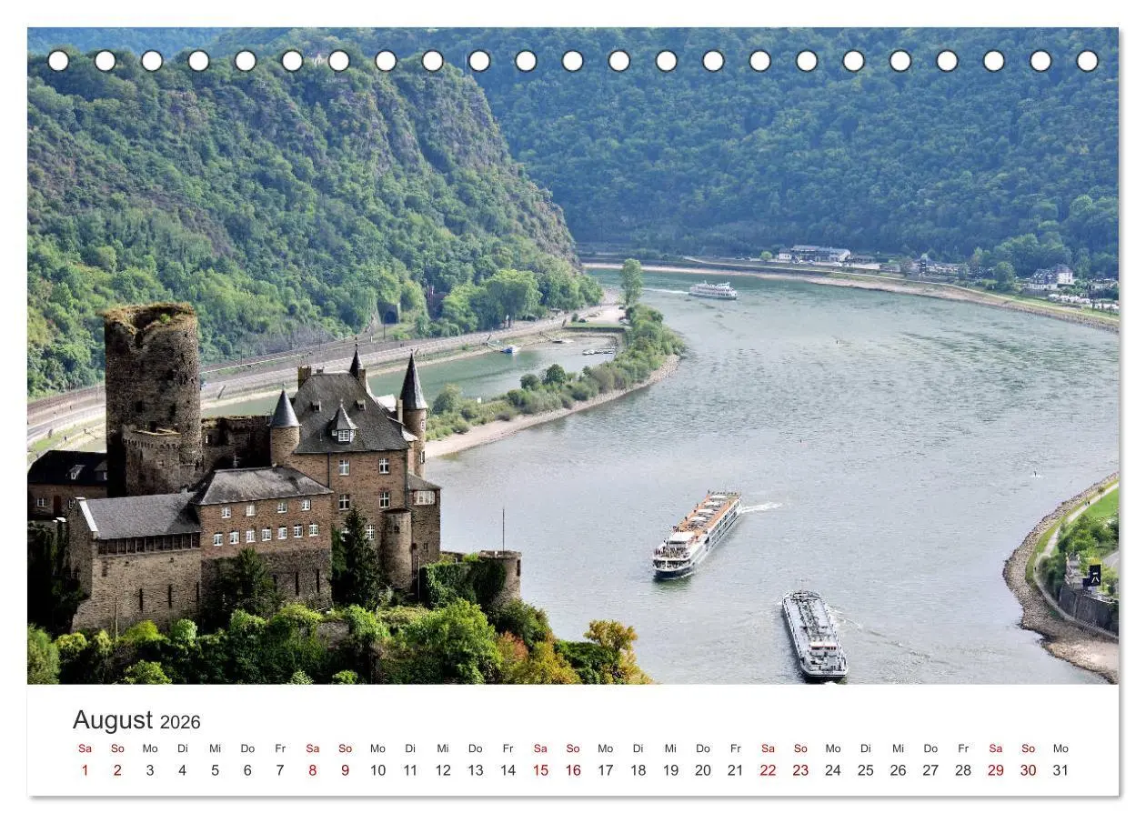 Bild: 9783457884812 | Burgen im Rheintal - Landschaft, Romantik, legend (Tischkalender...