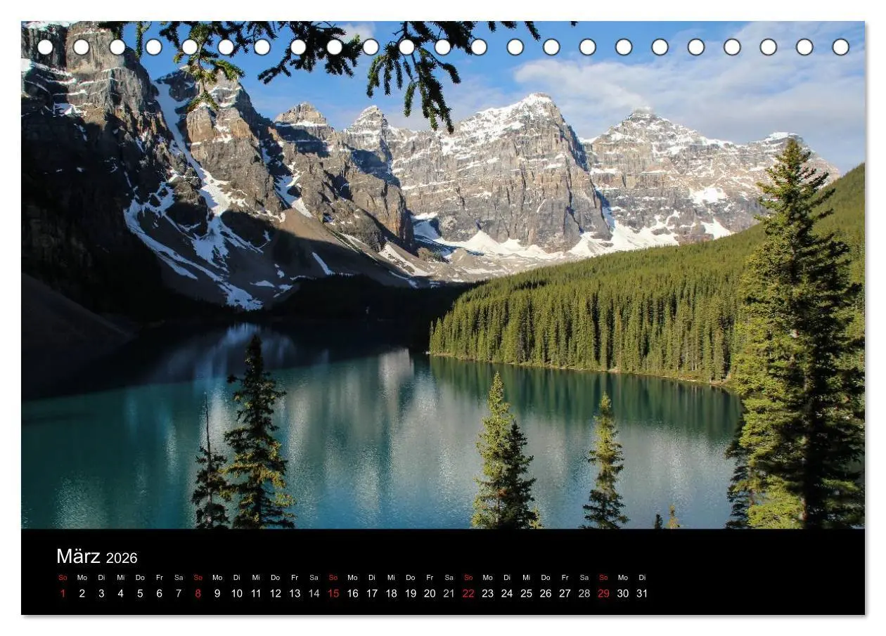 Bild: 9783516114812 | Kanada 2026 (Tischkalender 2026 DIN A5 quer), CALVENDO Monatskalender