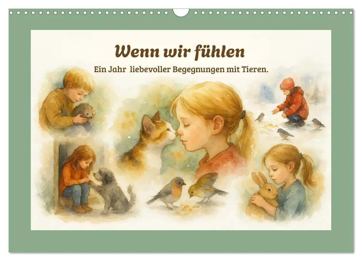 Cover: 9783516594812 | Wenn wir fühlen (Wandkalender 2026 DIN A3 quer), CALVENDO...