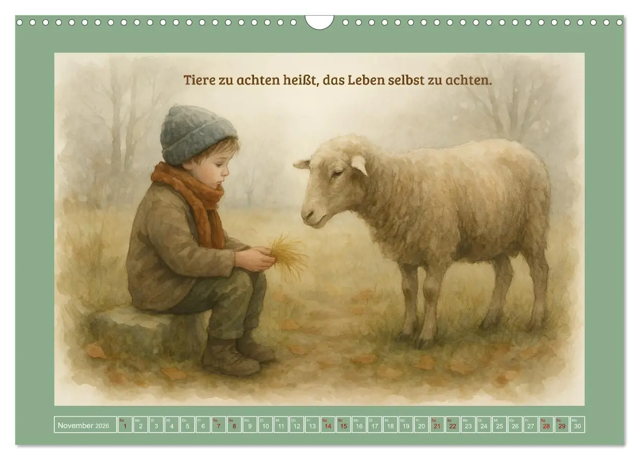 Bild: 9783516594812 | Wenn wir fühlen (Wandkalender 2026 DIN A3 quer), CALVENDO...