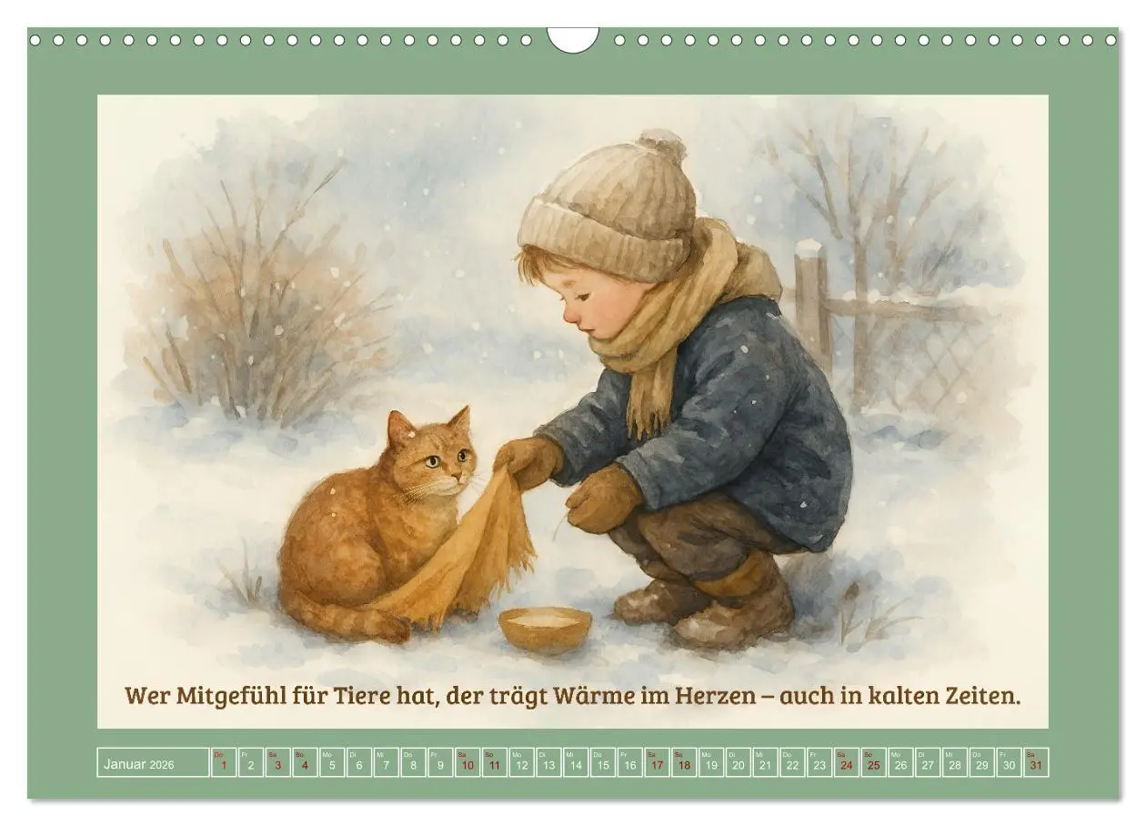 Bild: 9783516594812 | Wenn wir fühlen (Wandkalender 2026 DIN A3 quer), CALVENDO...