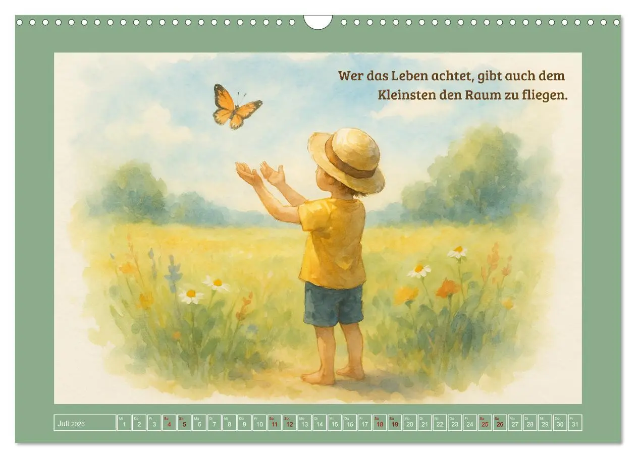 Bild: 9783516594812 | Wenn wir fühlen (Wandkalender 2026 DIN A3 quer), CALVENDO...