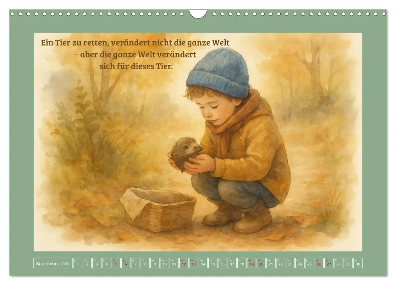 Bild: 9783516594812 | Wenn wir fühlen (Wandkalender 2026 DIN A3 quer), CALVENDO...
