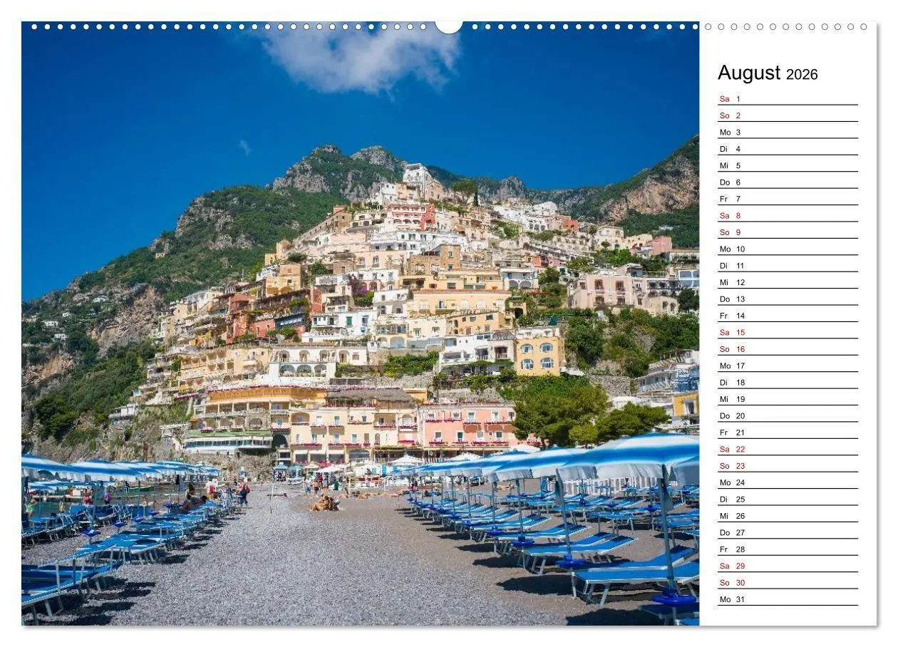Bild: 9783516734812 | Amalfiküste - Der Planer (hochwertiger Premium Wandkalender 2026...