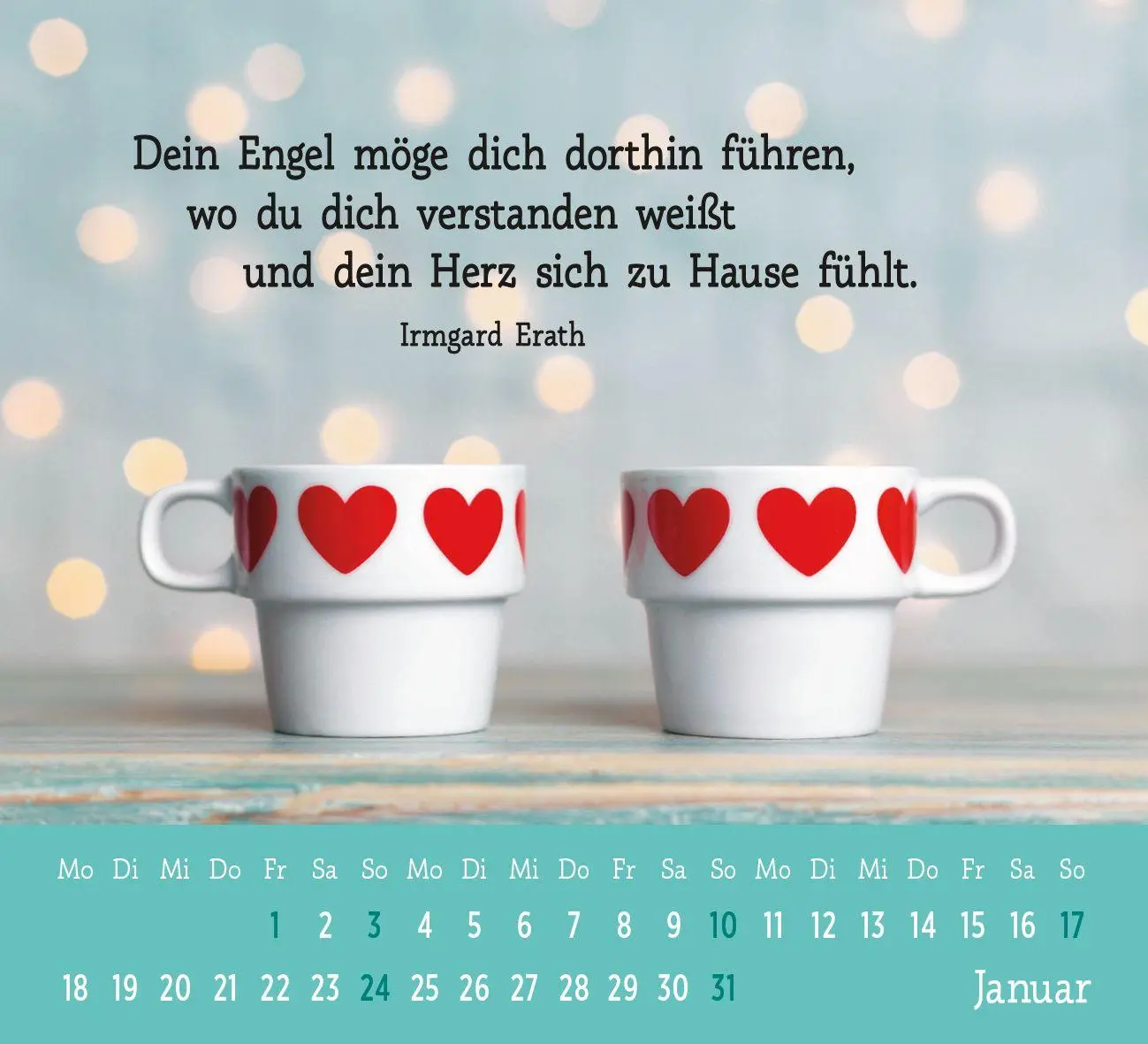 Bild: 4036442014912 | Mini-Kalender 2027: Der kleine Schutzengelkalender | Groh Verlag