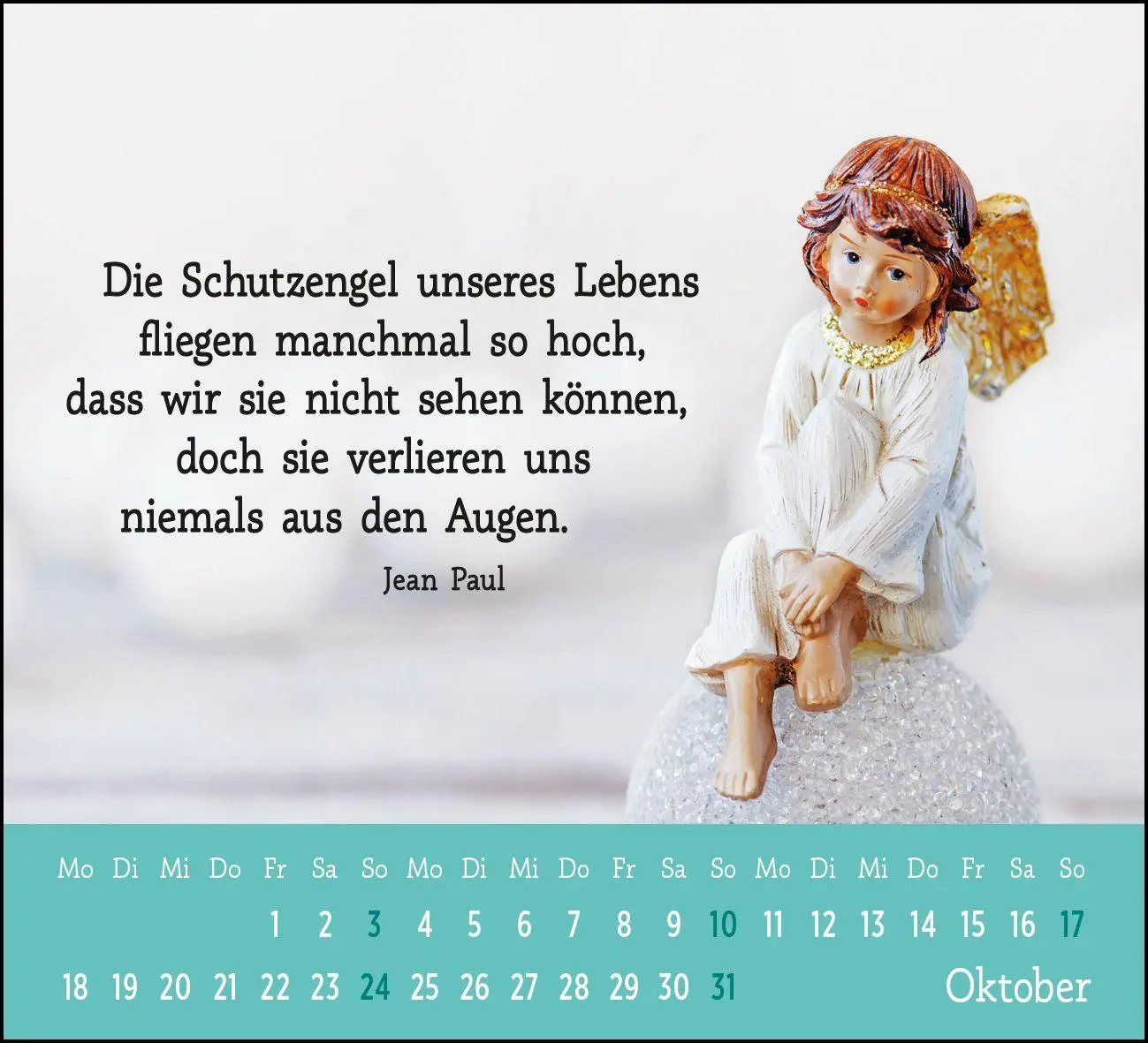 Bild: 4036442014912 | Mini-Kalender 2027: Der kleine Schutzengelkalender | Groh Verlag