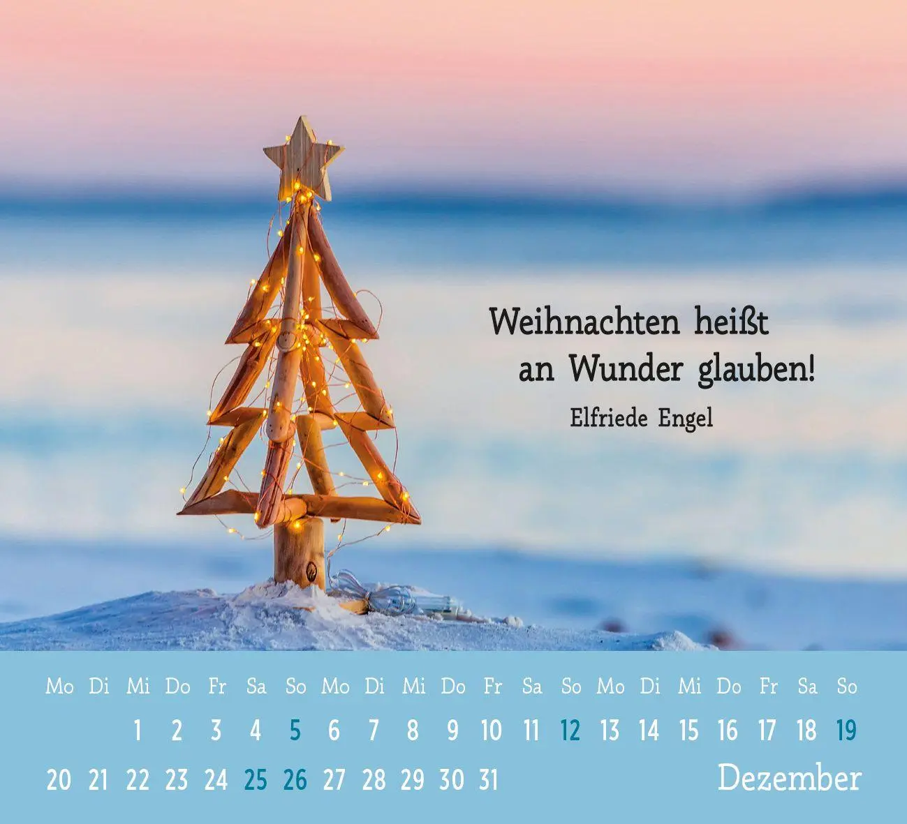 Bild: 4036442014912 | Mini-Kalender 2027: Der kleine Schutzengelkalender | Groh Verlag
