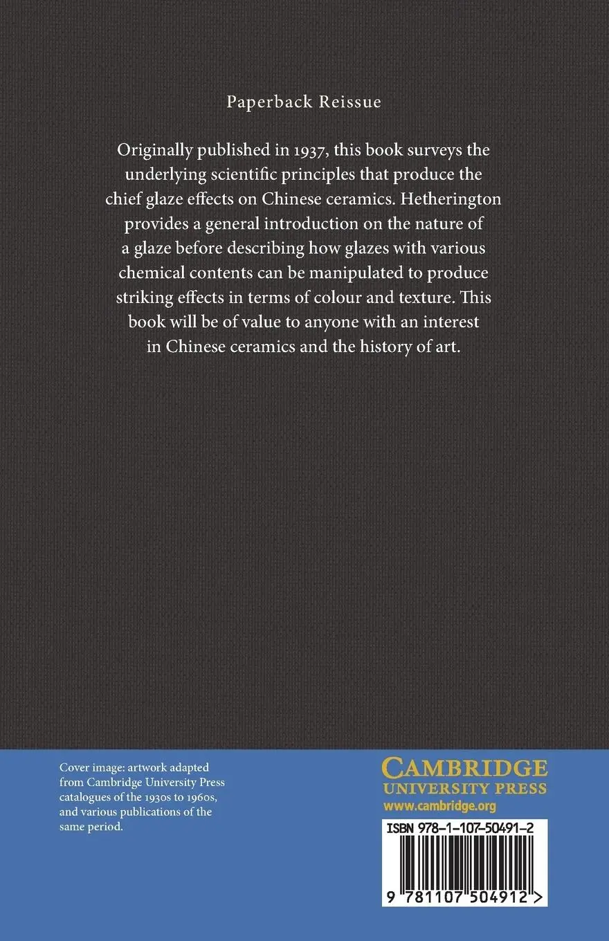 Rückseite: 9781107504912 | Chinese Ceramic Glazes | A. L. Hetherington | Taschenbuch | Englisch