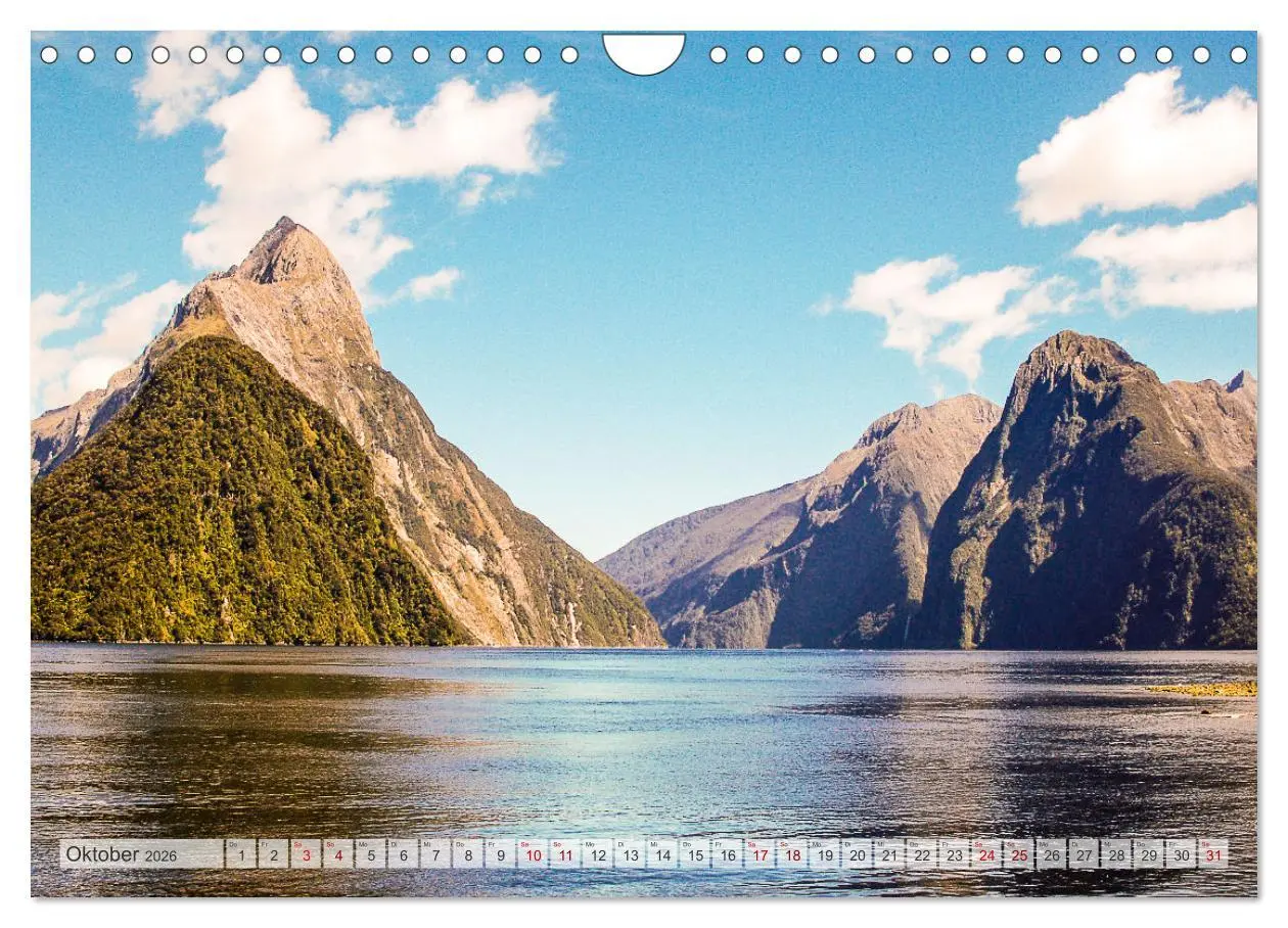 Bild: 9783457564912 | Faszination Neuseeland (Wandkalender 2026 DIN A4 quer), CALVENDO...