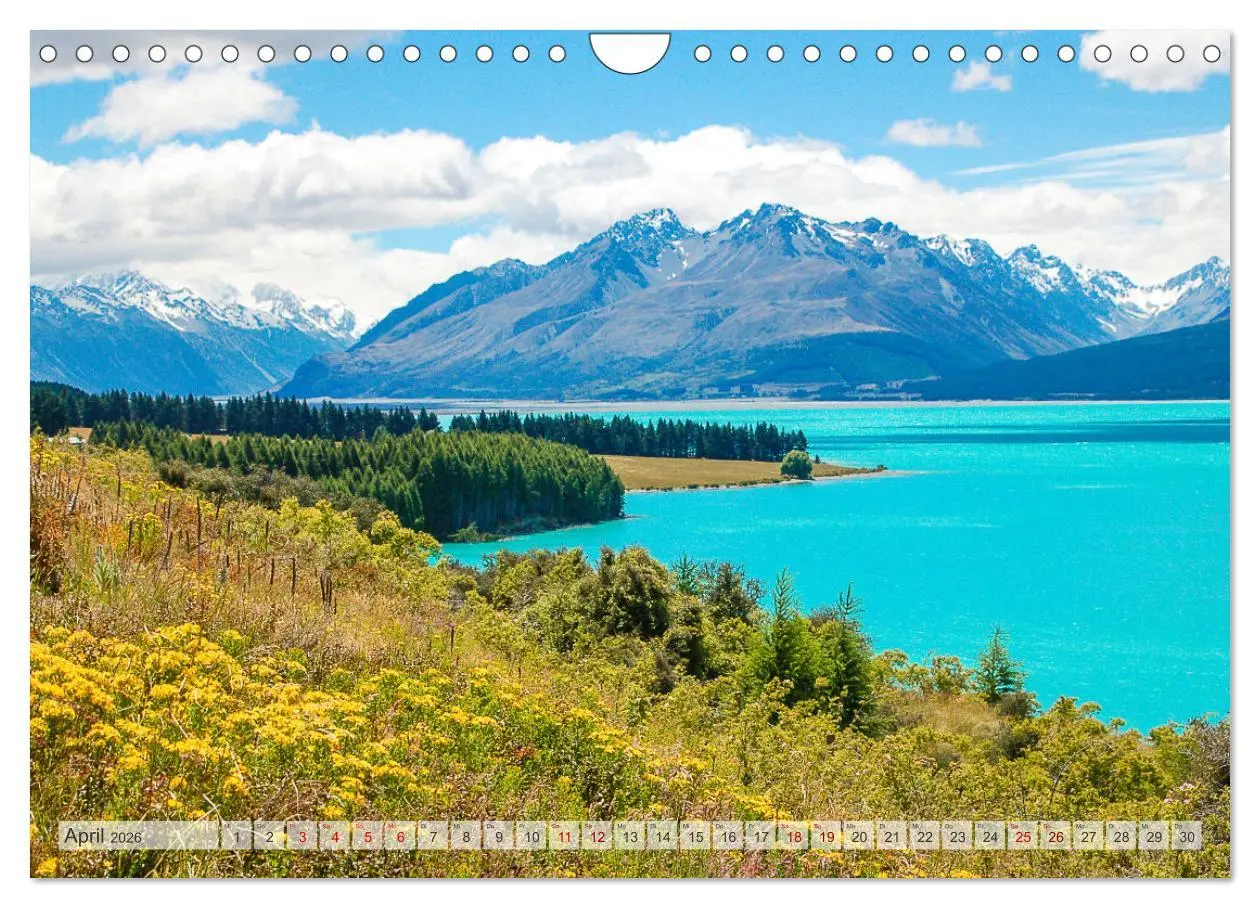 Bild: 9783457564912 | Faszination Neuseeland (Wandkalender 2026 DIN A4 quer), CALVENDO...