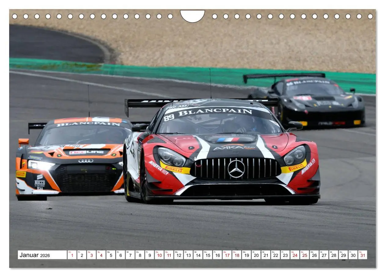 Bild: 9783457874912 | Faszination GT3 RACING (Wandkalender 2026 DIN A4 quer), CALVENDO...