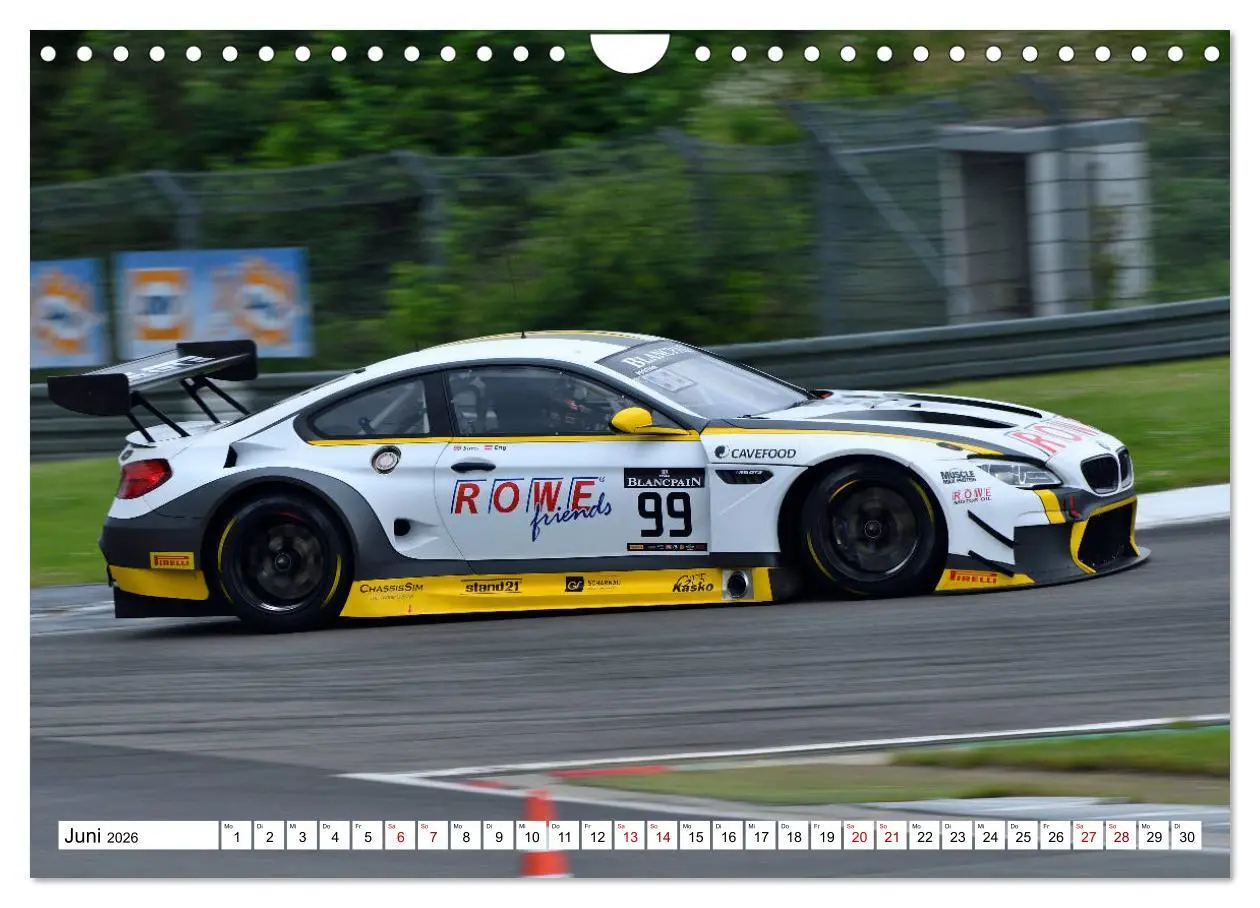 Bild: 9783457874912 | Faszination GT3 RACING (Wandkalender 2026 DIN A4 quer), CALVENDO...