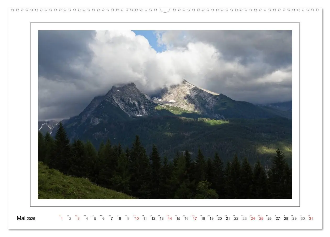 Bild: 9783457944912 | Rund um den Watzmann (hochwertiger Premium Wandkalender 2026 DIN A2...