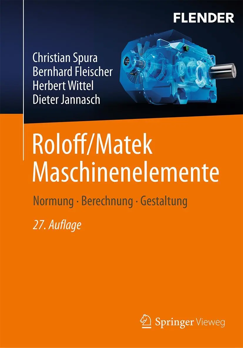 Cover: 9783658464912 | Roloff/Matek Maschinenelemente | Normung, Berechnung, Gestaltung